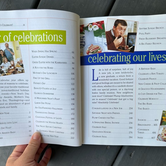 Celebrate! Cookbook- 43 celebrations. 350 recipes! Like new! - Picture 5 of 9